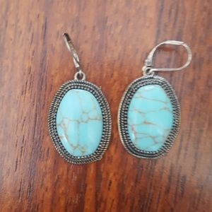 Faux Turquoise Earrings